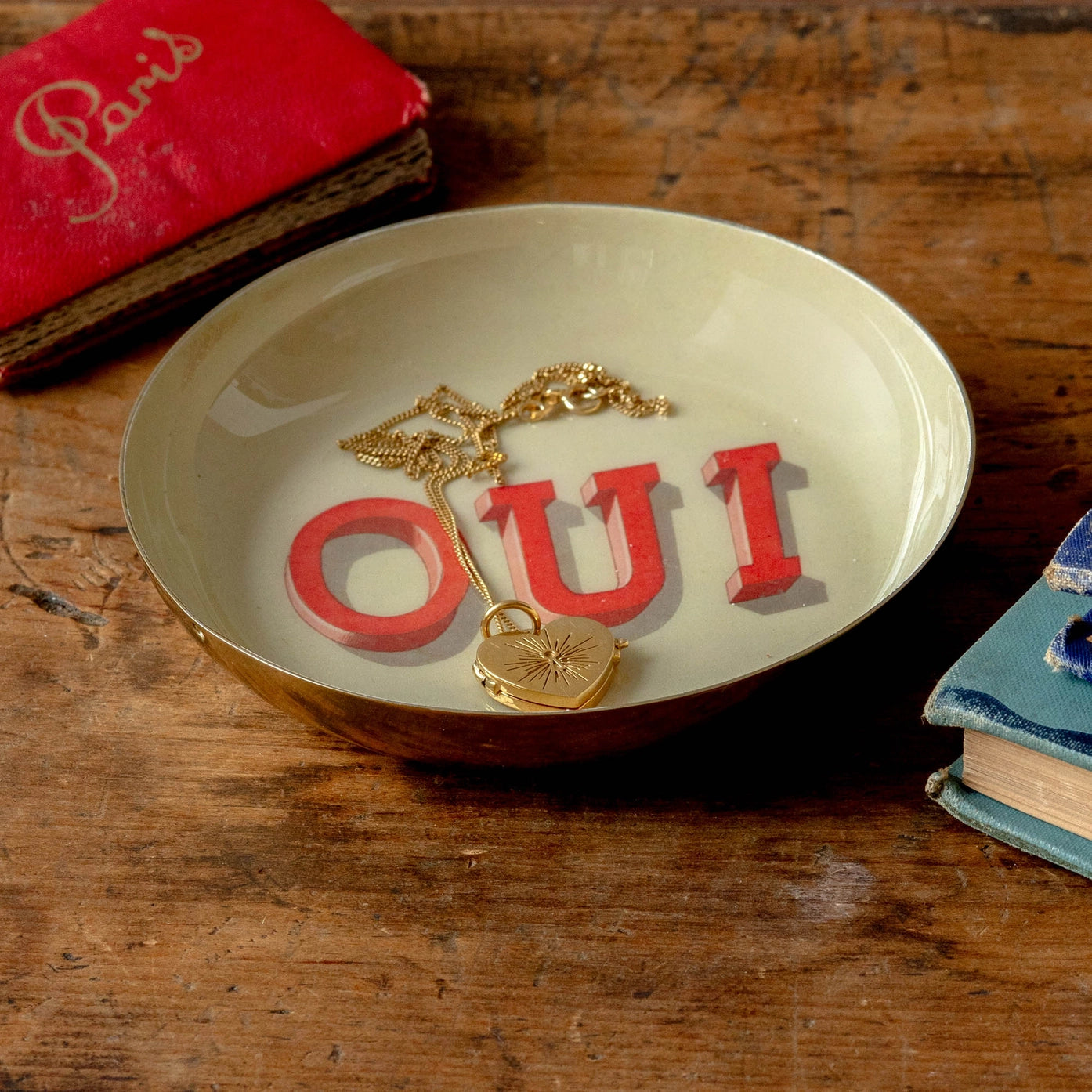 Round Enamel Tray
