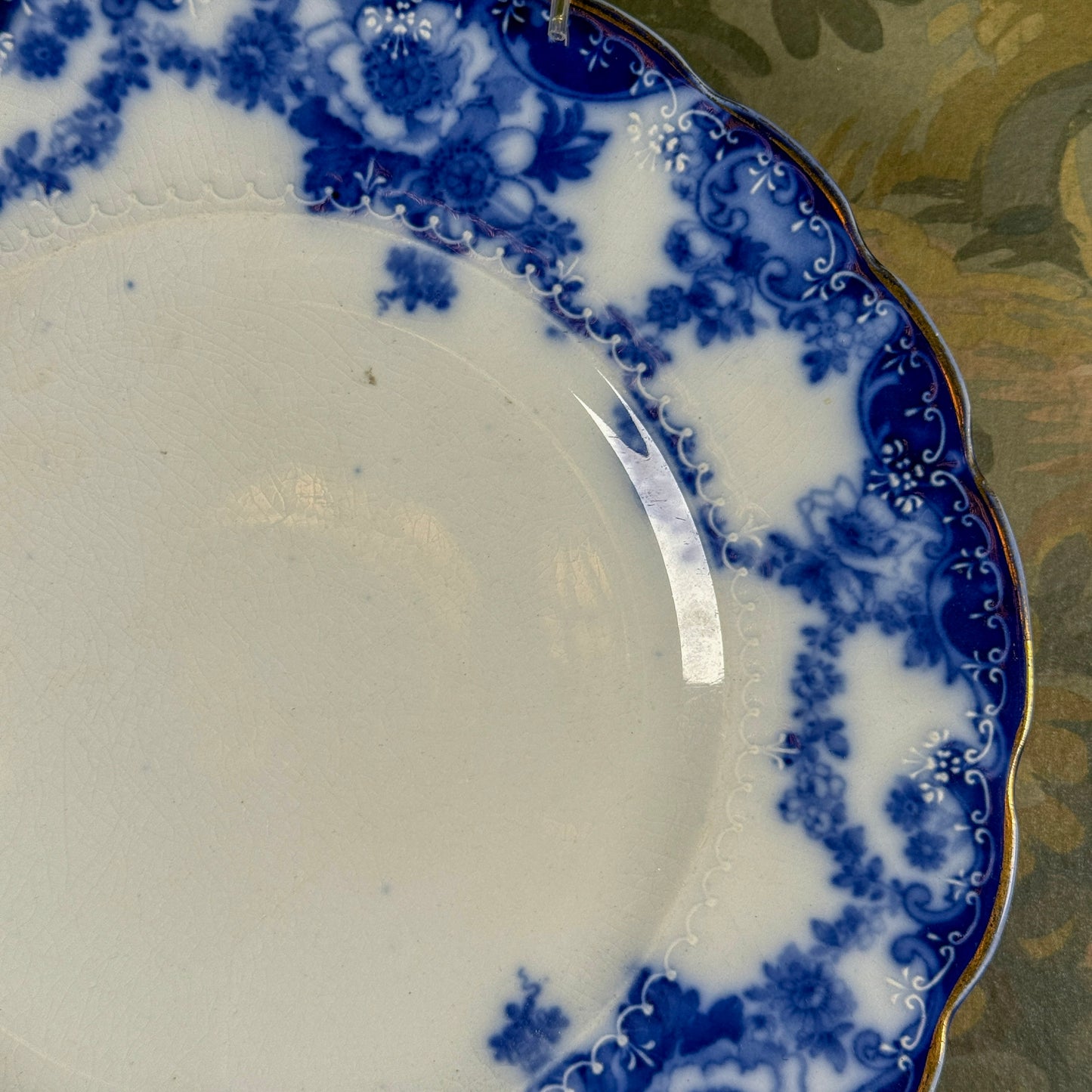 Flow Blue Hanging Plate