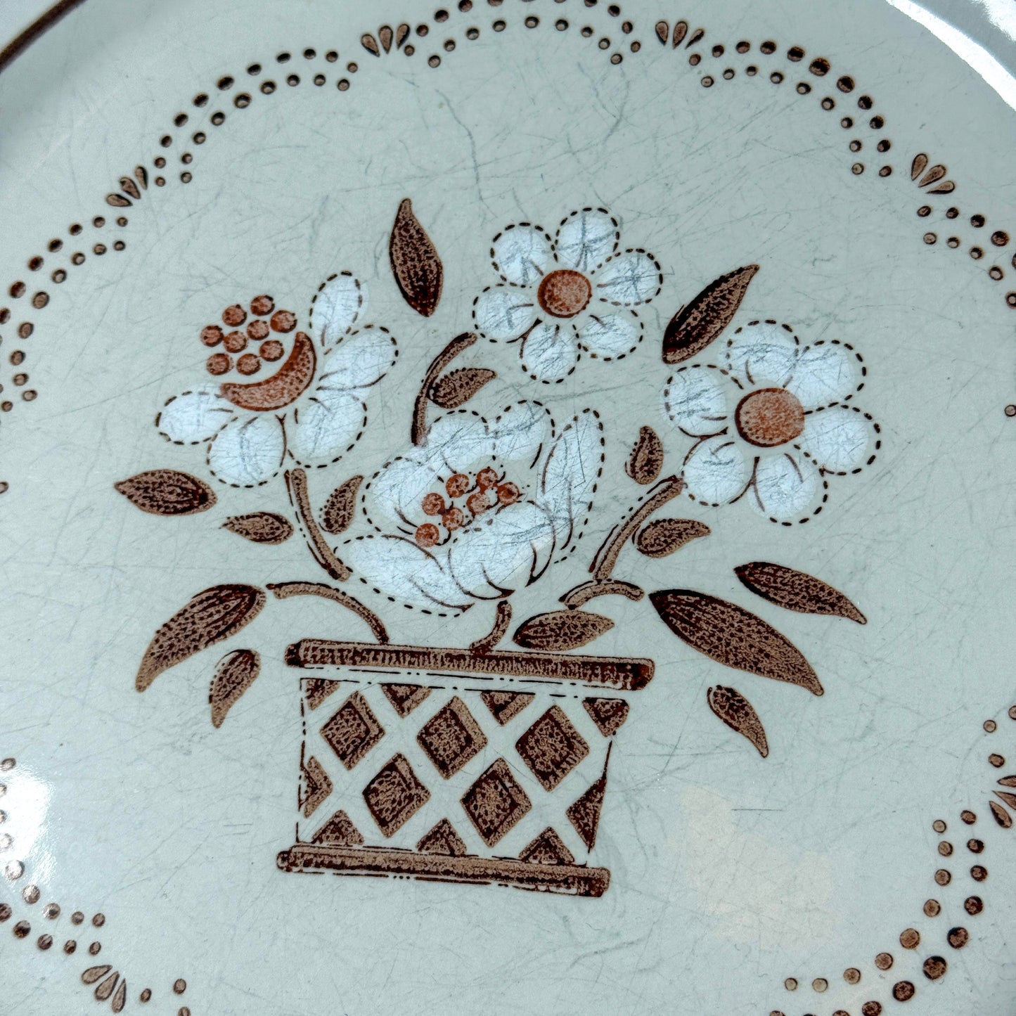 Floral Hanging Plate