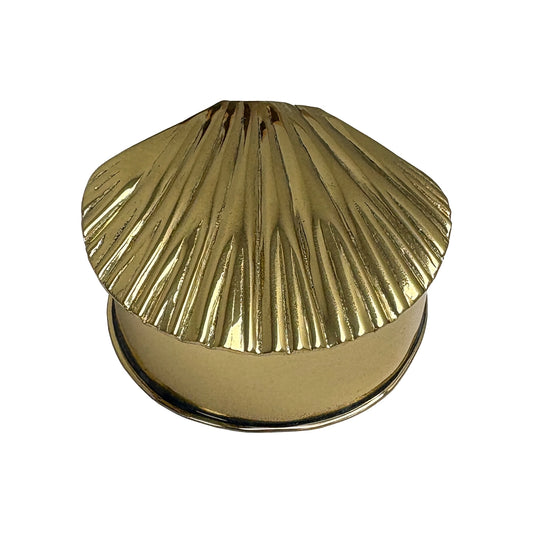 Brass Sea Shell Trinket Box