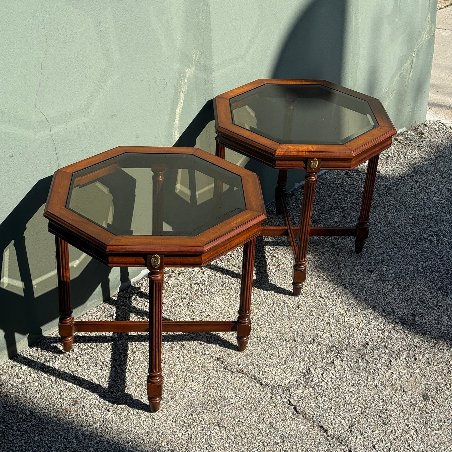 Vintage Octagonal Side Table