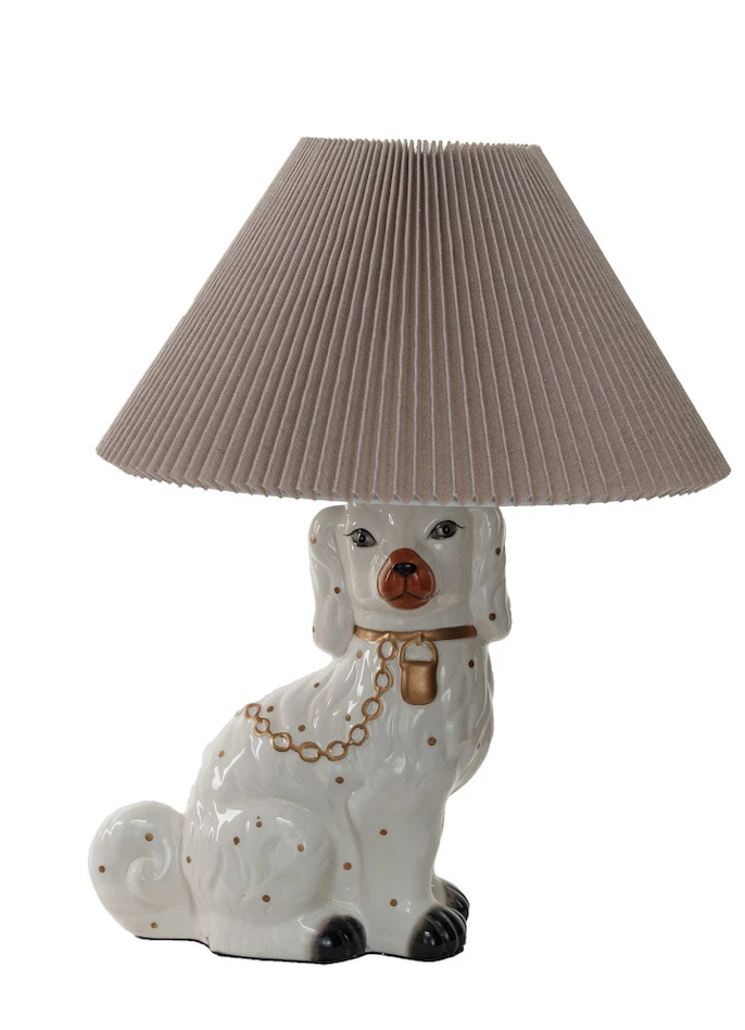 Staffordshire Table Lamp with Fabric Shade