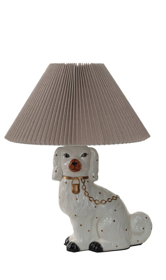 Staffordshire Table Lamp with Fabric Shade