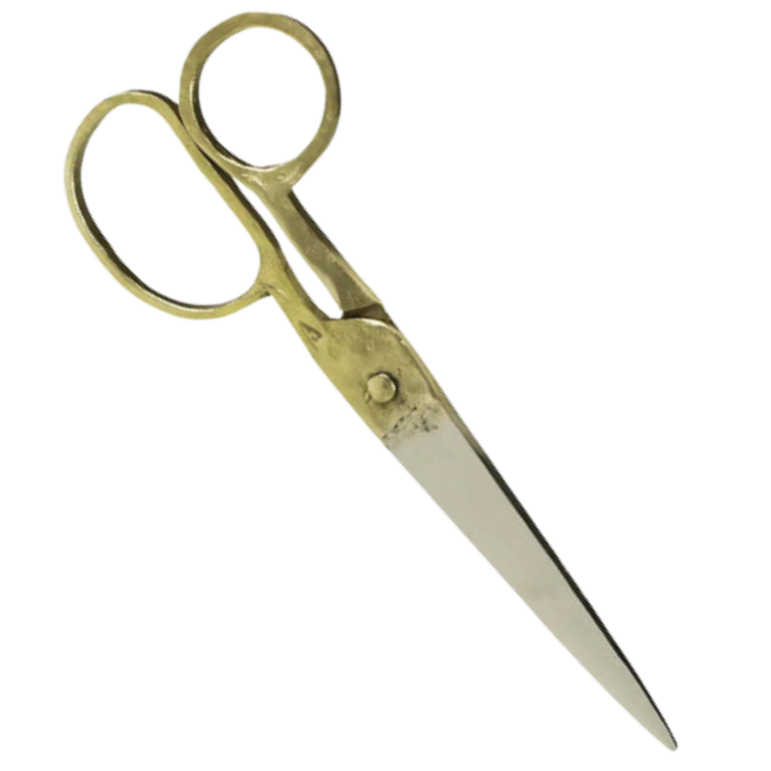 Brass & Steel Desk Scissors