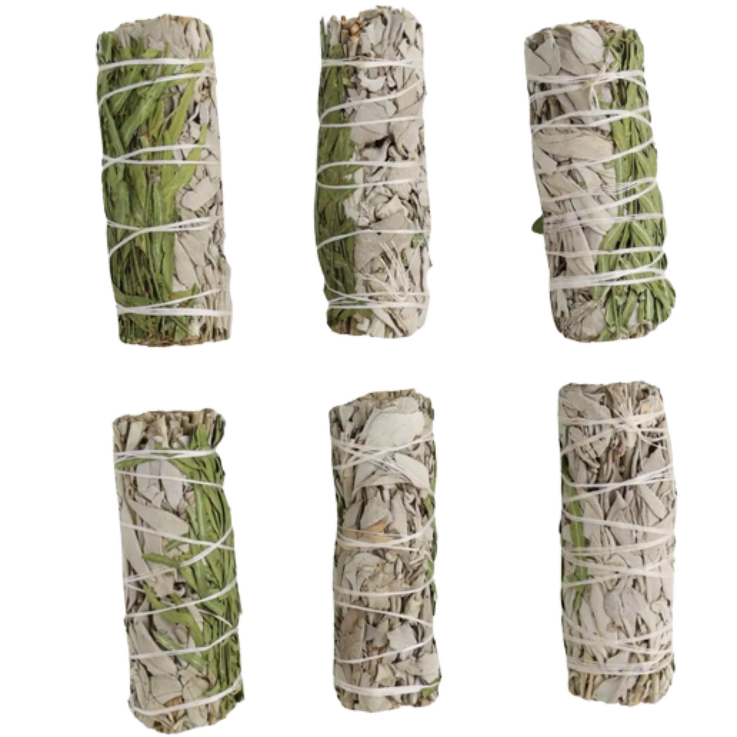 4" Pirul White Sage Smudge Stick