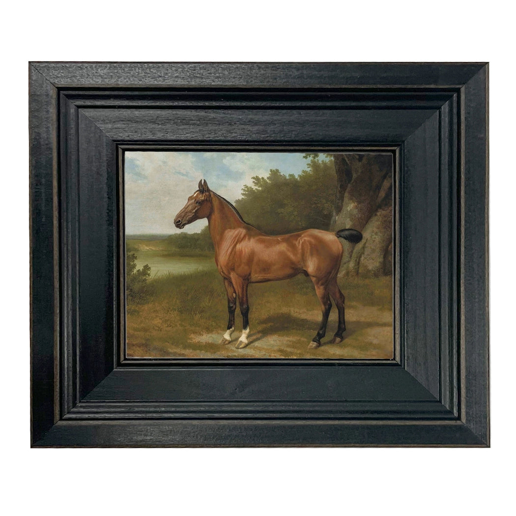 Horse in Landscape Painting Print