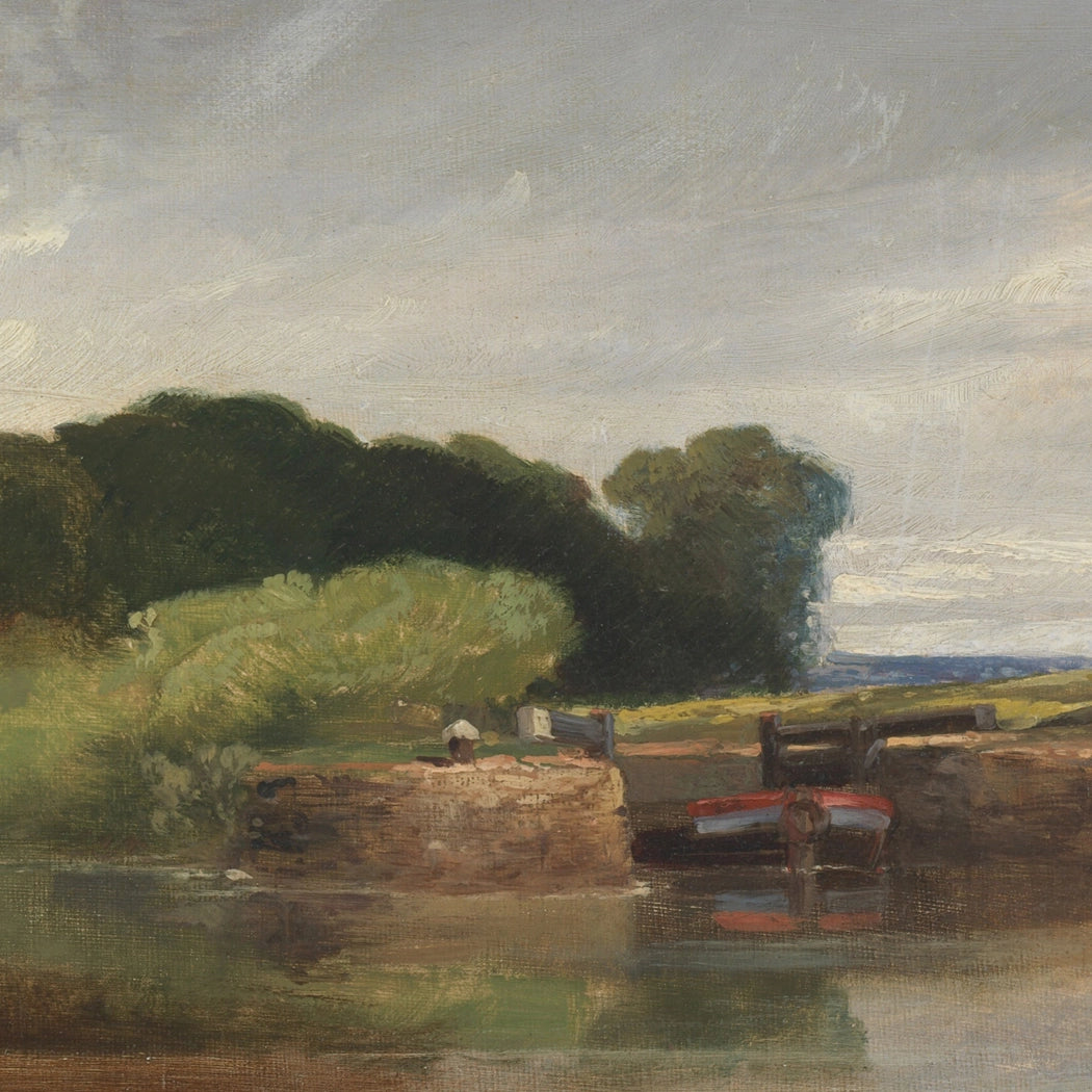 By the Water English Landscape Painting Print