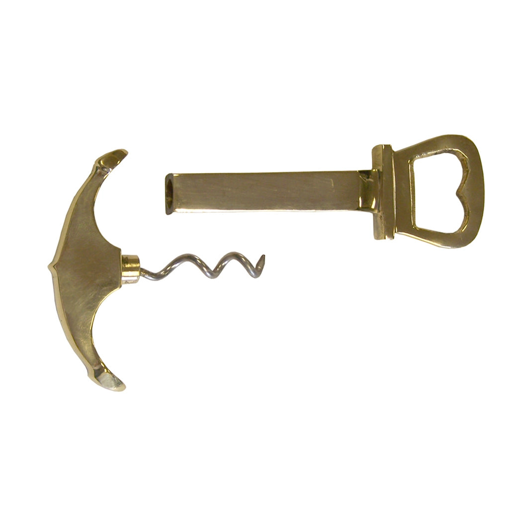 Brass Anchor Corkscrew Bottle Opener