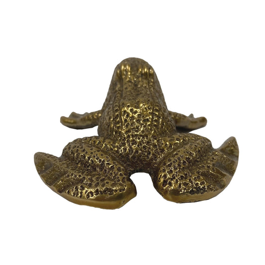 Brass Frog Paperweight