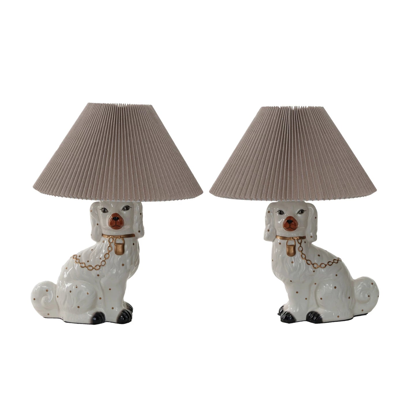 Staffordshire Table Lamp with Fabric Shade