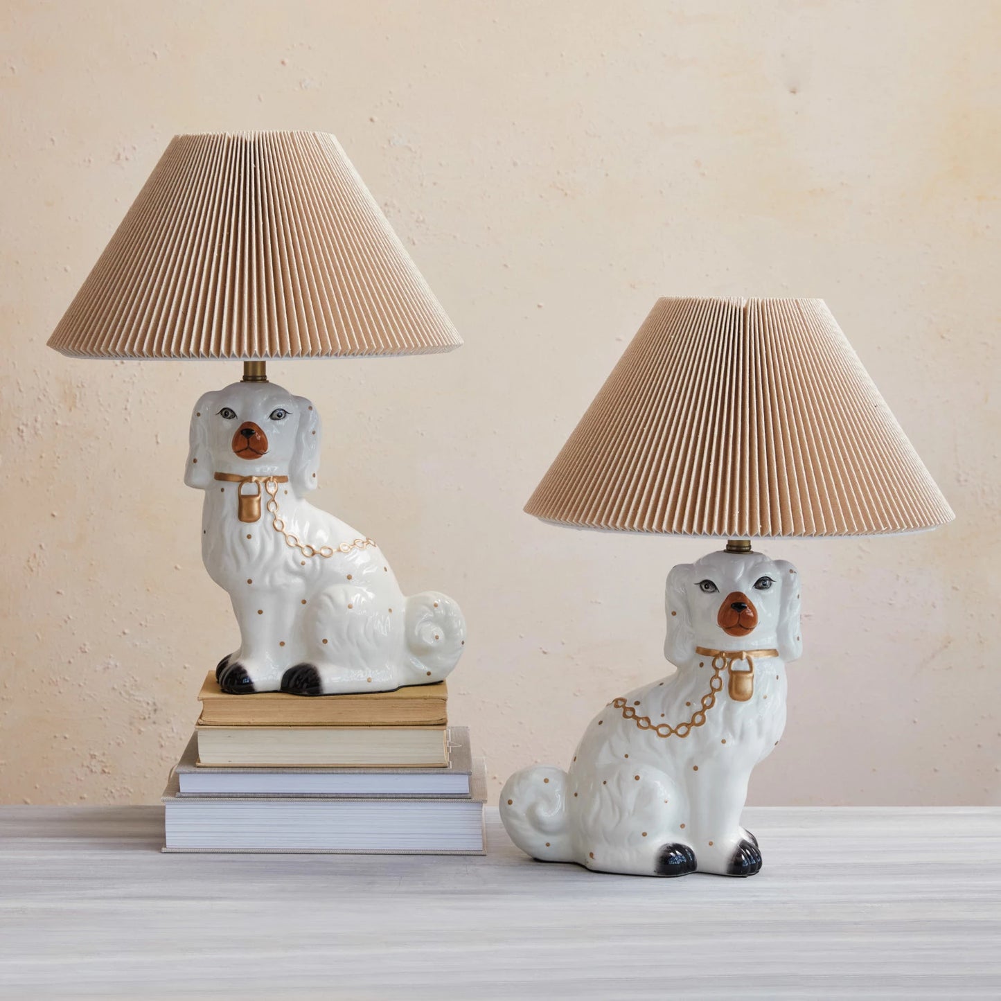 Staffordshire Table Lamp with Fabric Shade