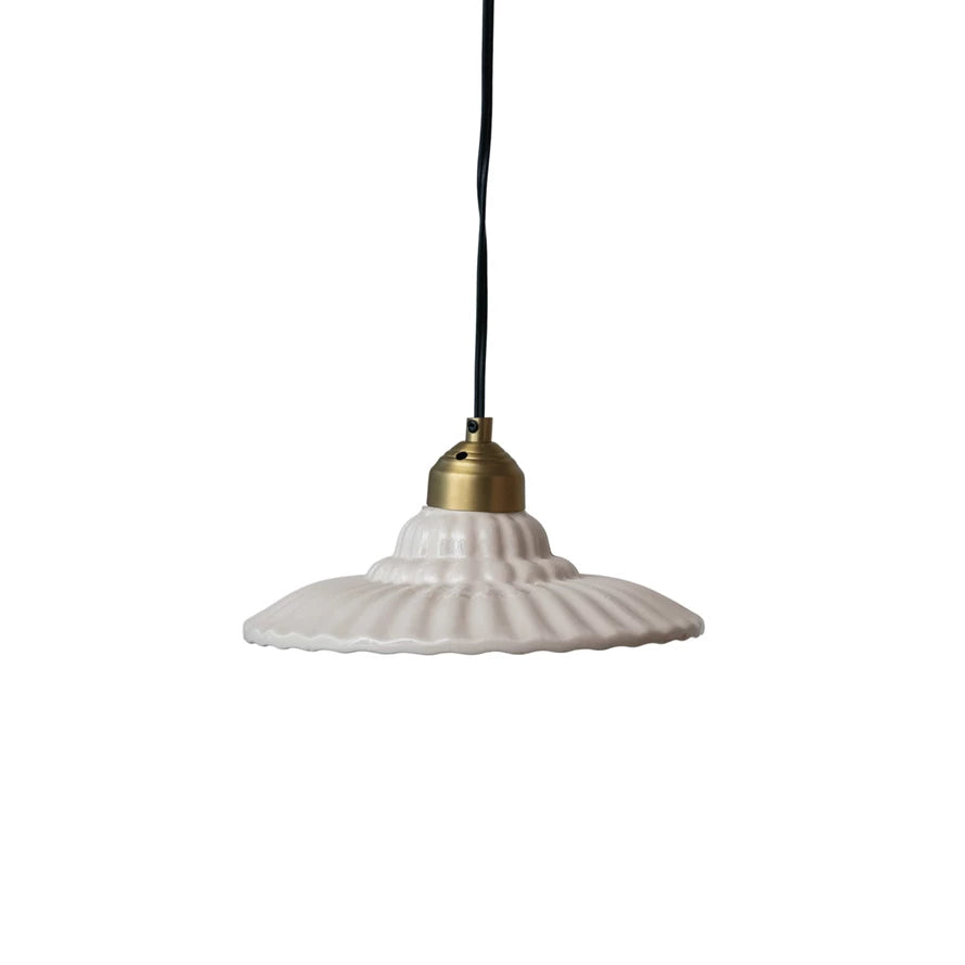 Pleated Pendant Lamp