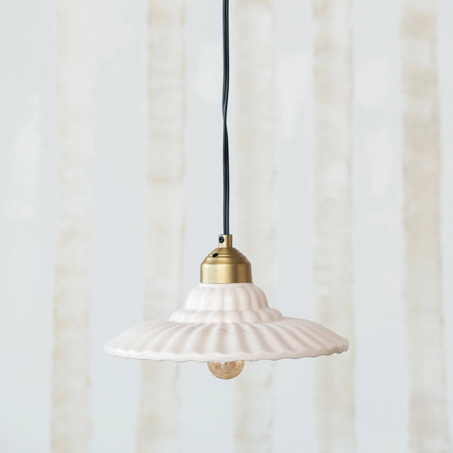 Pleated Pendant Lamp