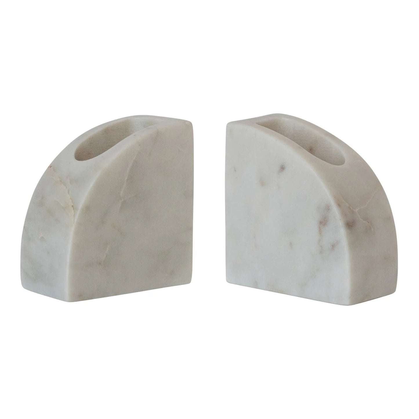 Marble Vase Bookends