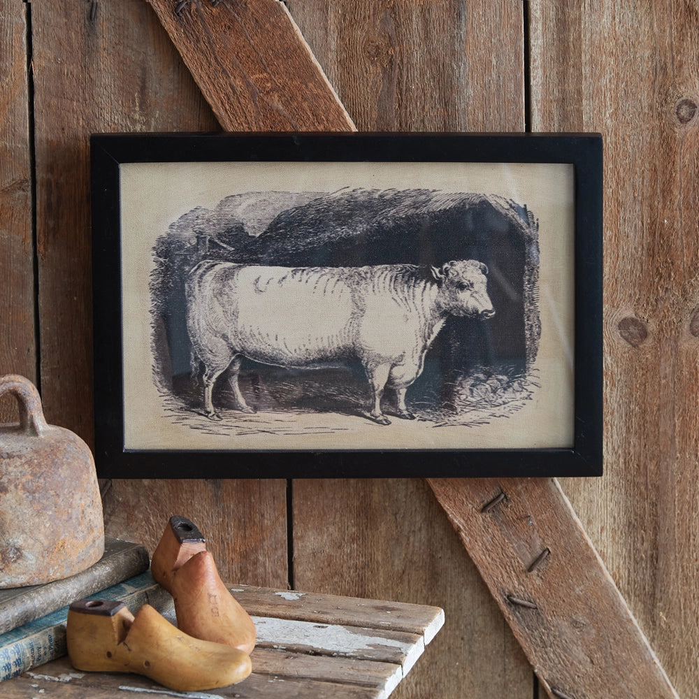 Homestead Framed Cow