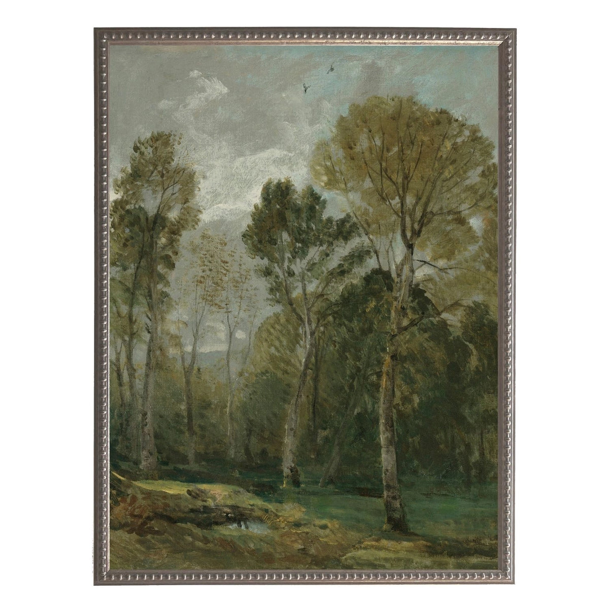 Green Landscape Painting Print