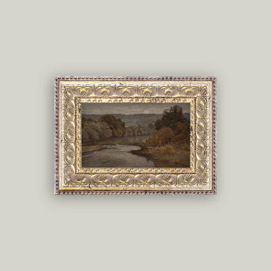 "Autumn River" Painting Framed Reproduction