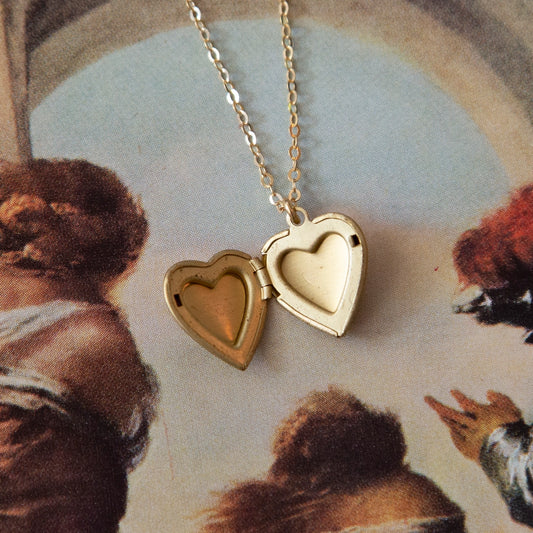 Vintage Mini Heart Locket
