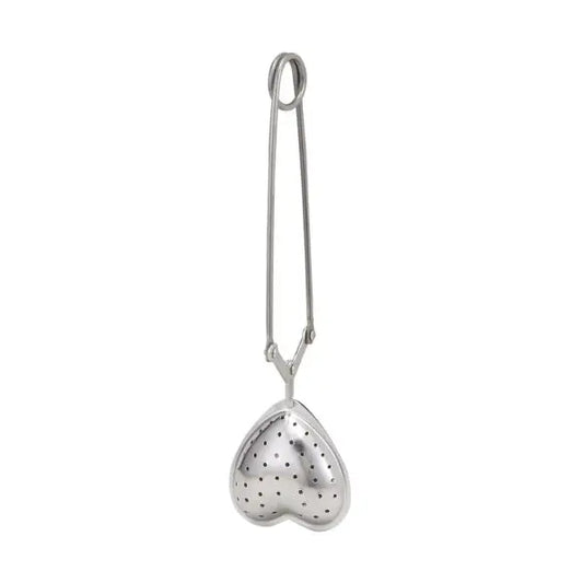Heart Snap Tea Strainer