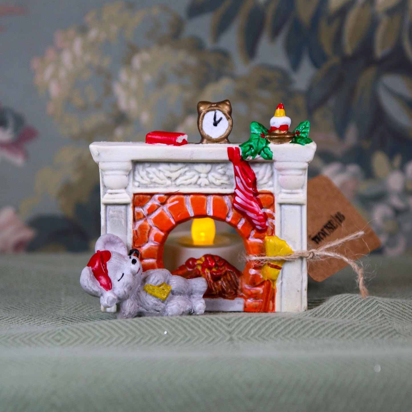 Mini Fireplace Mouse (Tealight Holder)