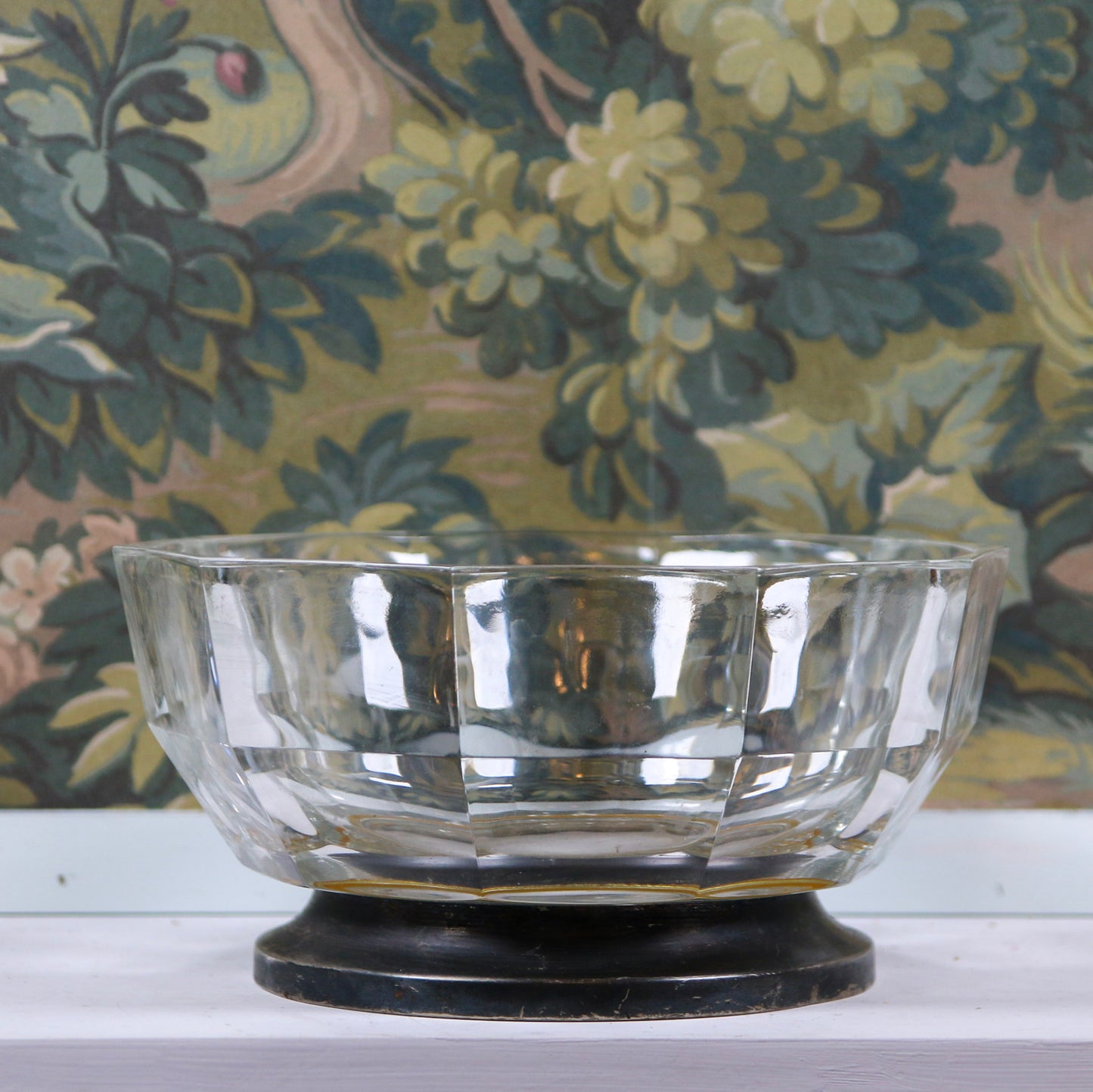 Large Glass Punch Bowl