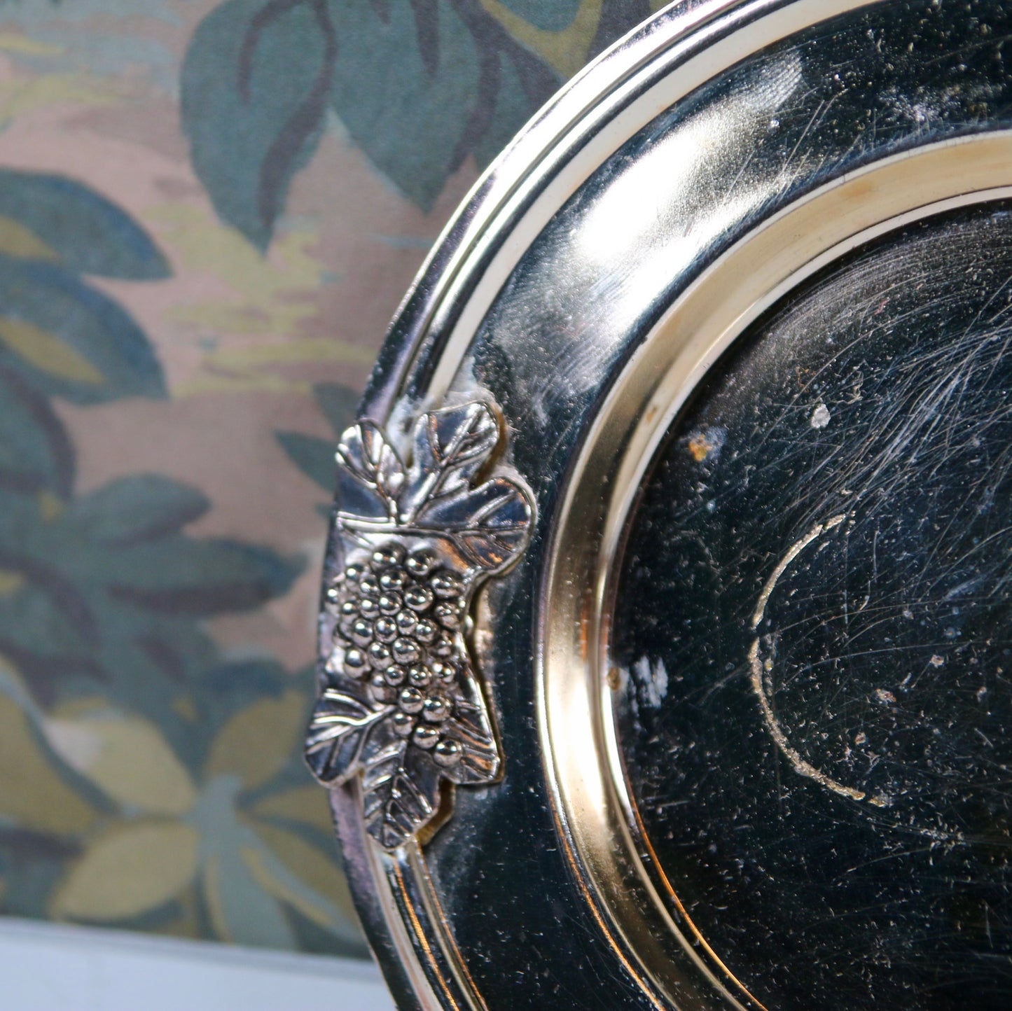 Small Silver Grape Tray