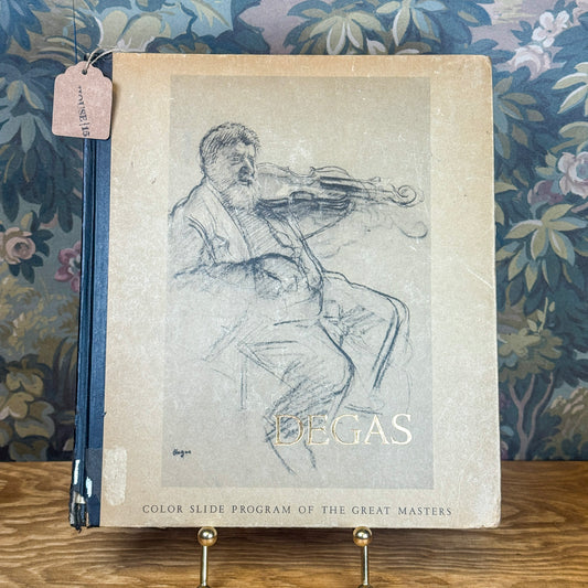 Degas Da Vinci Color Slides Art Book