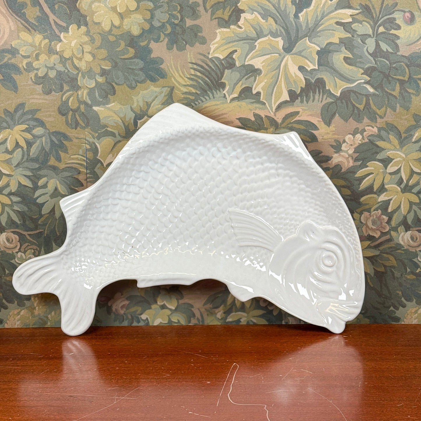 Portugal Vintage Ceramic Fish Serving Platter