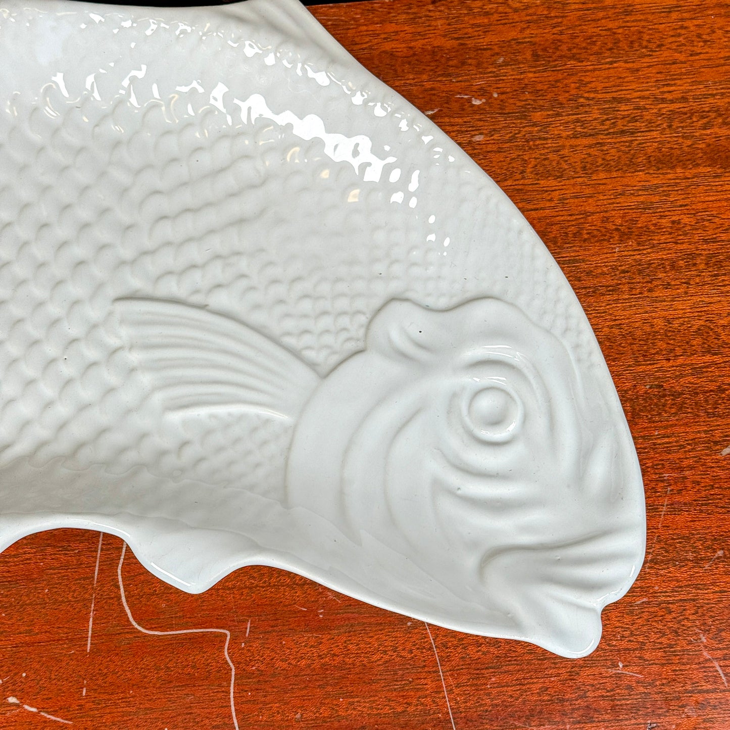 Portugal Vintage Ceramic Fish Serving Platter