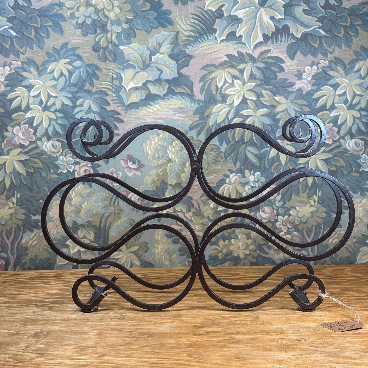 Wrought Iron Wine Rack