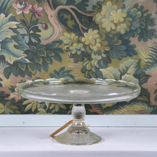 Etched Cake Stand