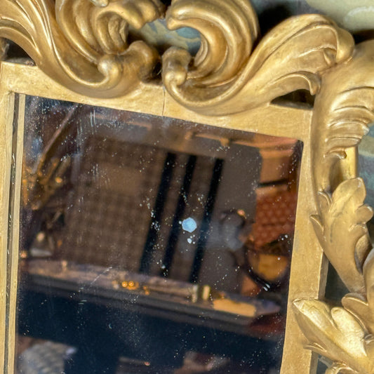 Gold Square Mirror