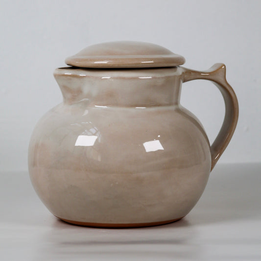 1994 Cupper Coffee Carafe Cream Colored Pottery