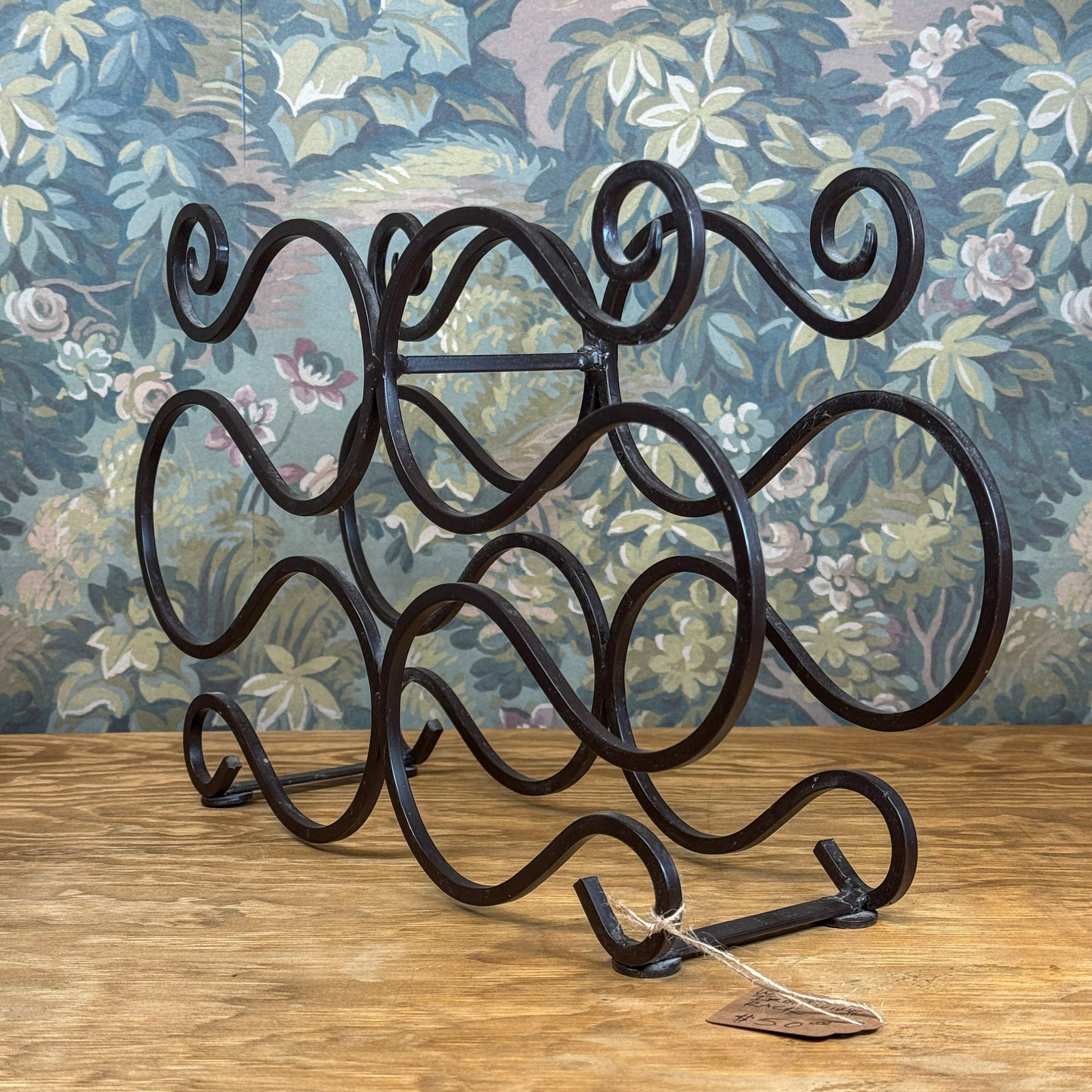Wrought Iron Wine Rack