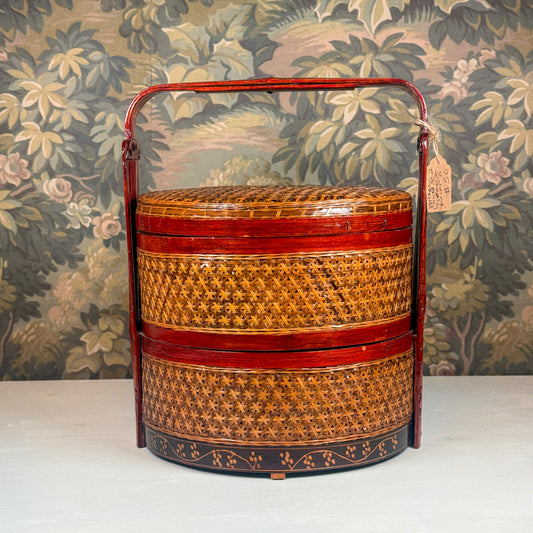 Vintage Chinese 2 Tiered Dowry