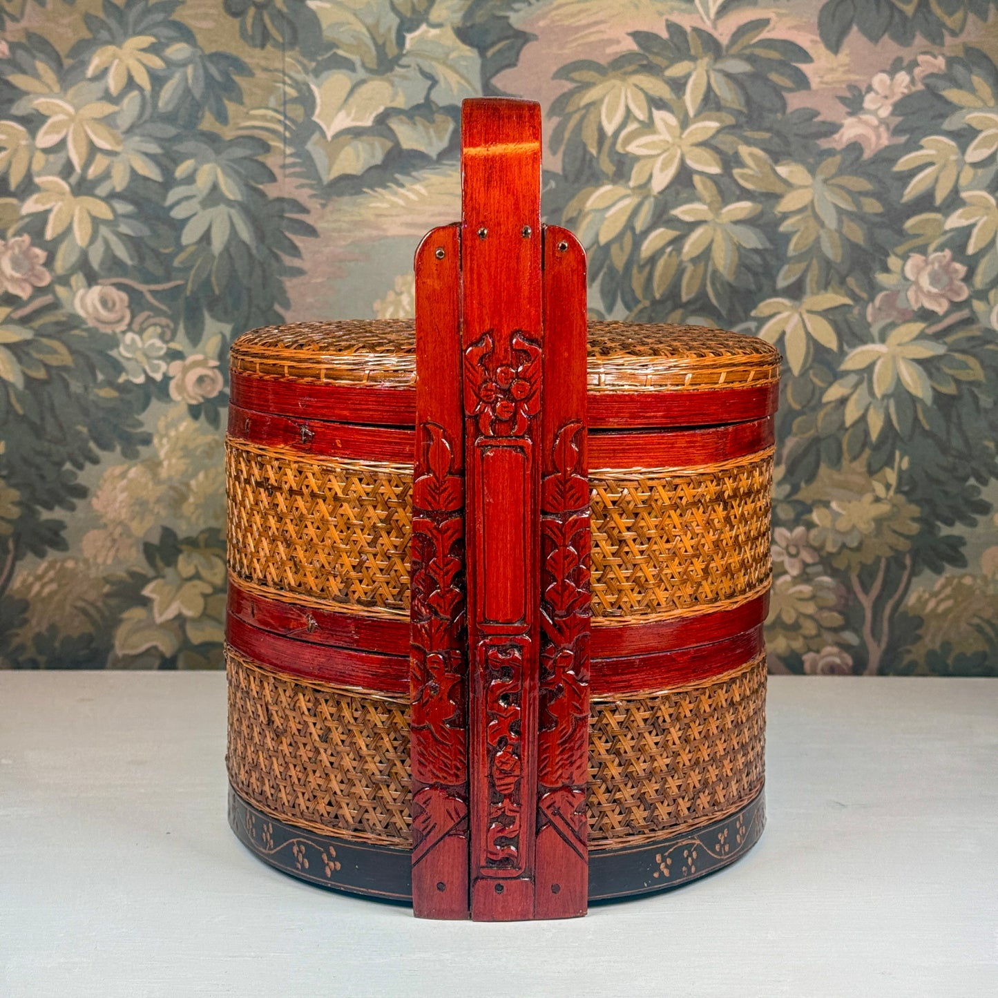 Vintage Chinese 2 Tiered Dowry