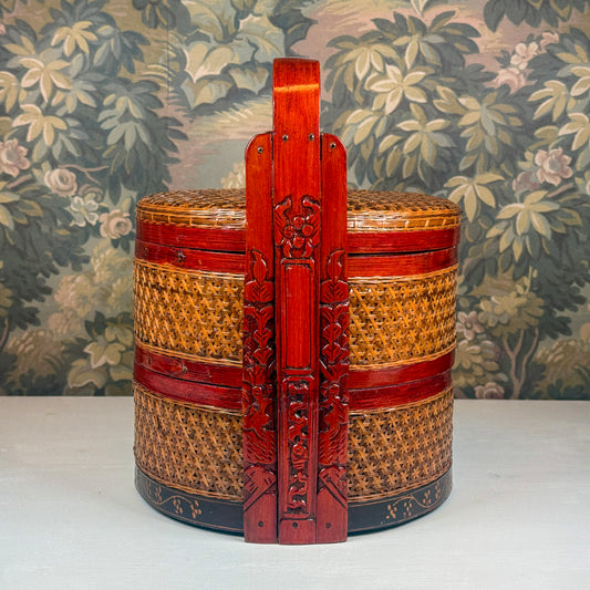 Vintage Chinese 2 Tiered Dowry