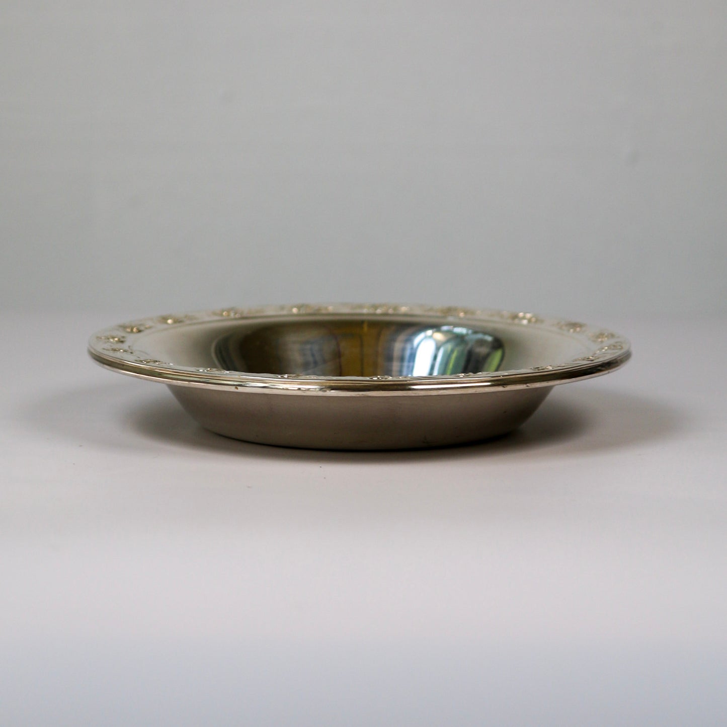 Silver Bowl with Rose Trim – Reed & Barton