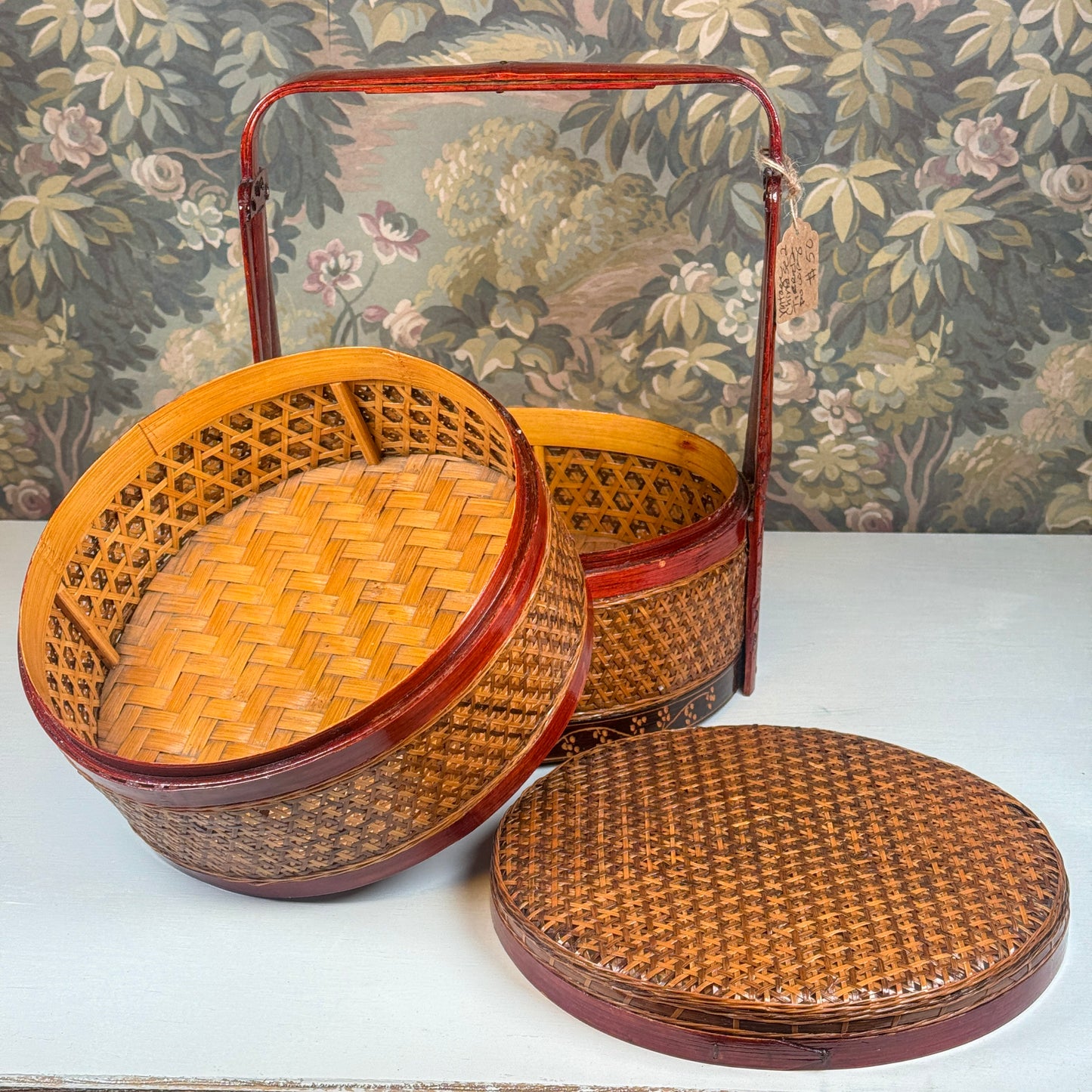 Vintage Chinese 2 Tiered Dowry