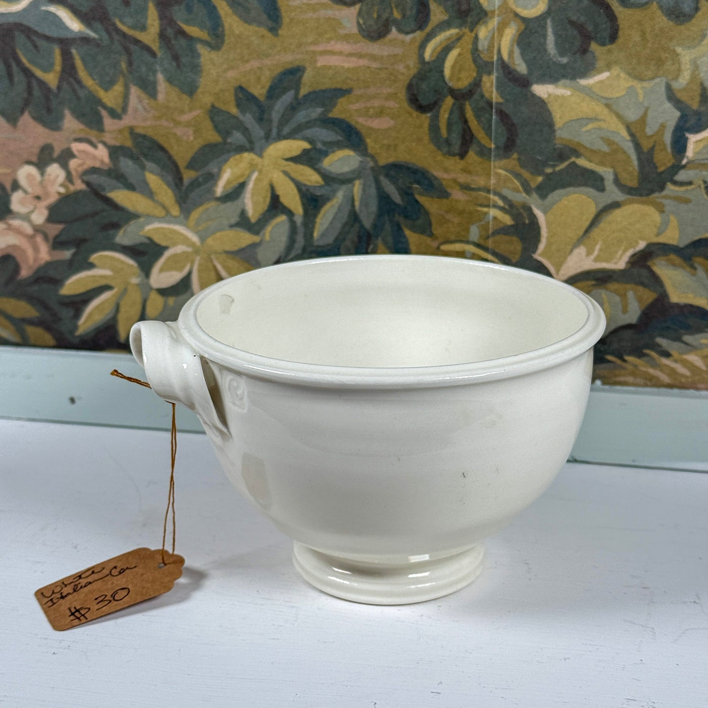 White Italian Ceramic Bowl