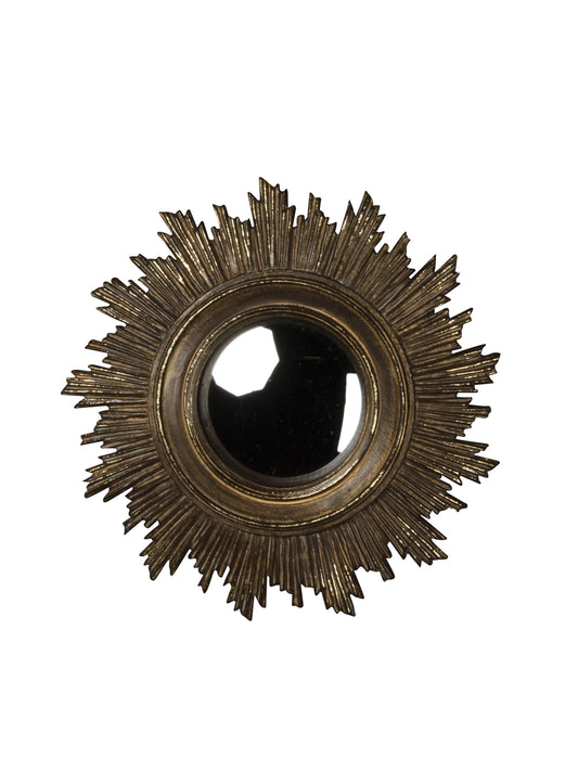 Gold Sun Convex Mirror