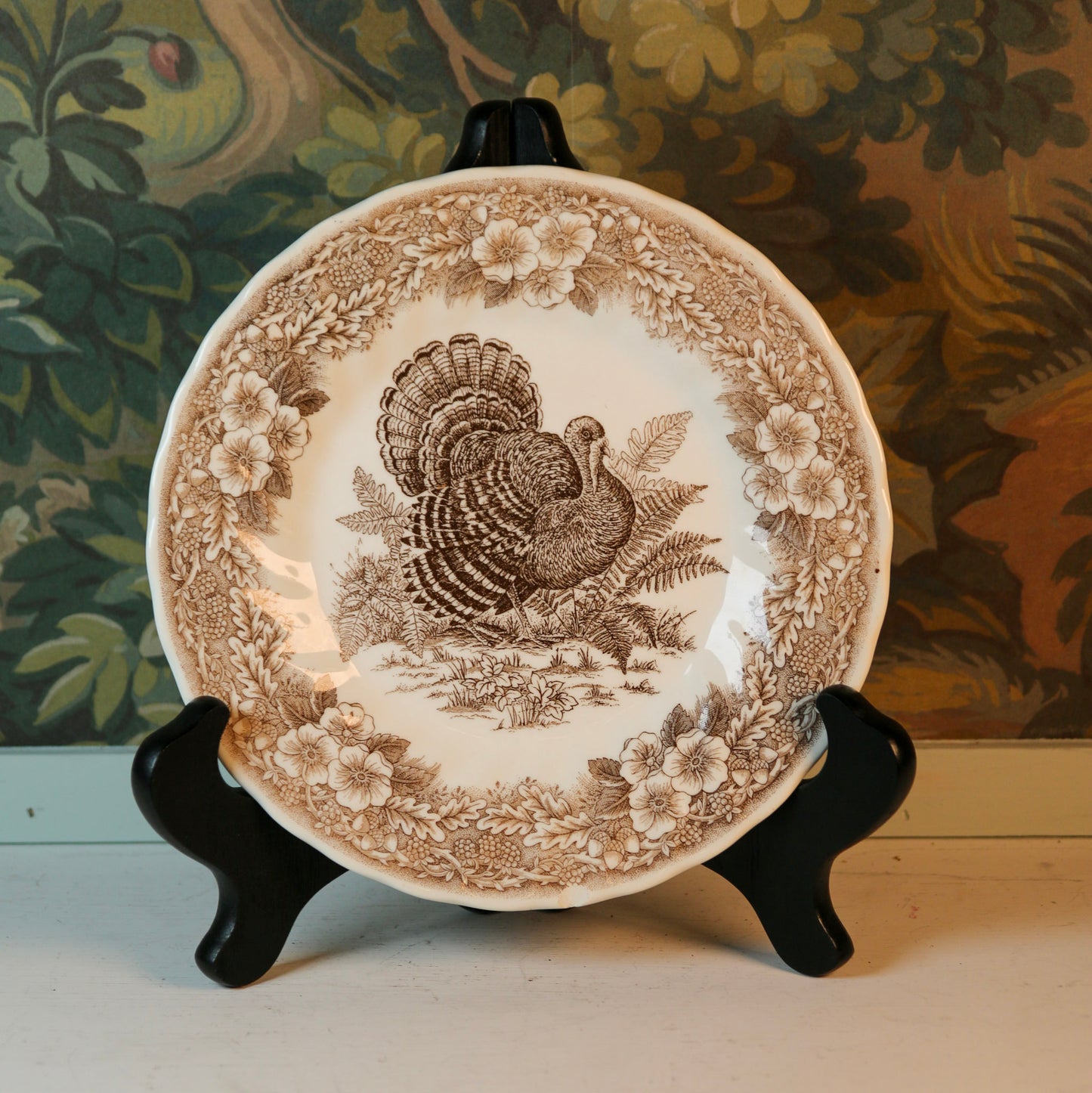 Vintage Queen’s Myott Thanksgiving Turkey Plate