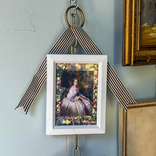 Marbled Lady in Waiting Framed Print