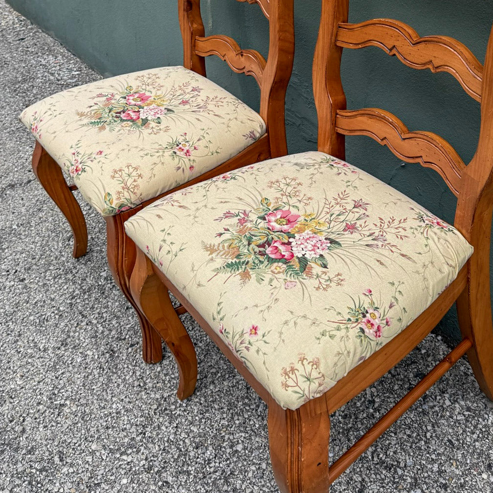 Vintage French Country Side Chairs