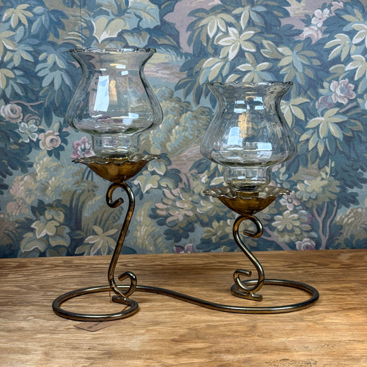 Brass Double Candlestick