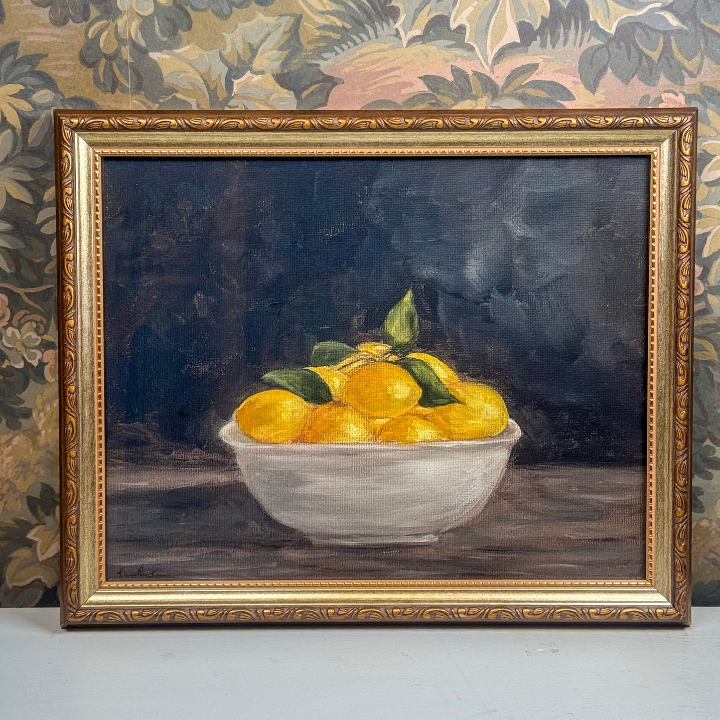 Framed Lemons Giclée Print