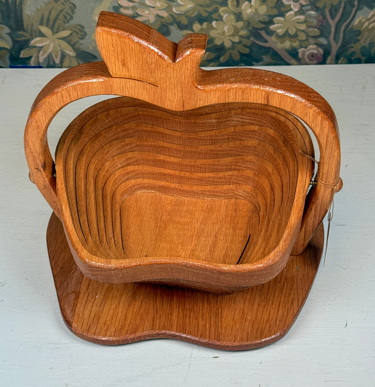 Wooden Apple Nesting Bowl