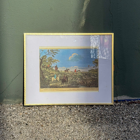 Making a Cast at a Fault, Framed Print