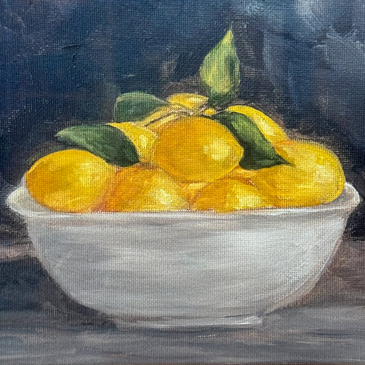 Framed Lemons Giclée Print