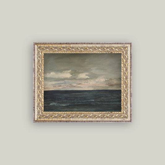 "Ocean View" Painting Framed Reproduction